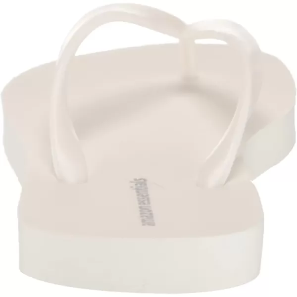 Amazon Essentials Womens Flip Flops Pack of 3Bright White