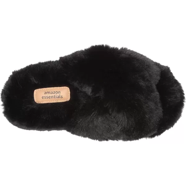 Amazon Essentials Womens Fluffy SlipperBlack