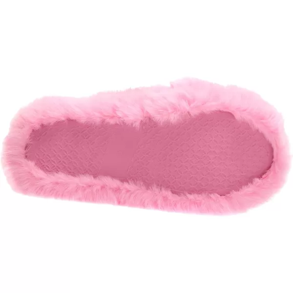 Amazon Essentials Womens Fluffy SlipperBright Pink