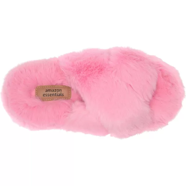 Amazon Essentials Womens Fluffy SlipperBright Pink