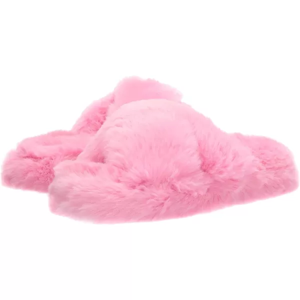 Amazon Essentials Womens Fluffy SlipperBright Pink