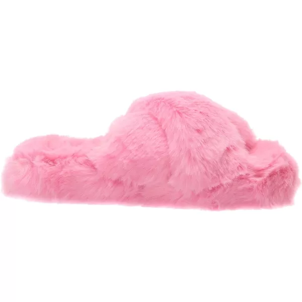 Amazon Essentials Womens Fluffy SlipperBright Pink