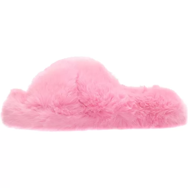 Amazon Essentials Womens Fluffy SlipperBright Pink