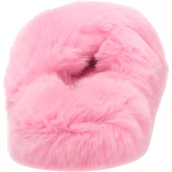 Amazon Essentials Womens Fluffy SlipperBright Pink