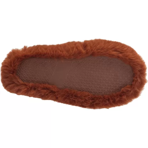 Amazon Essentials Womens Fluffy SlipperCaramel