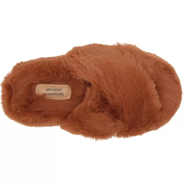 Amazon Essentials Womens Fluffy SlipperCaramel