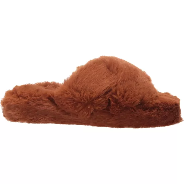 Amazon Essentials Womens Fluffy SlipperCaramel