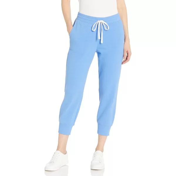 Amazon Essentials Womens French Terry Fleece Capri Jogger Sweatpant Available in Plus SizeBlue Heather
