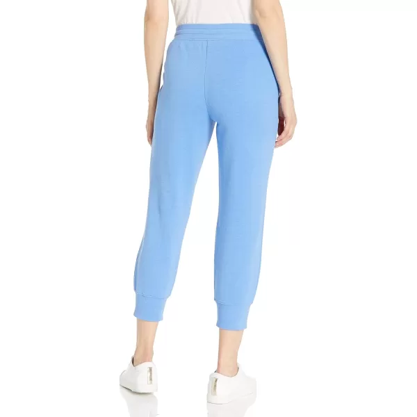 Amazon Essentials Womens French Terry Fleece Capri Jogger Sweatpant Available in Plus SizeBlue Heather