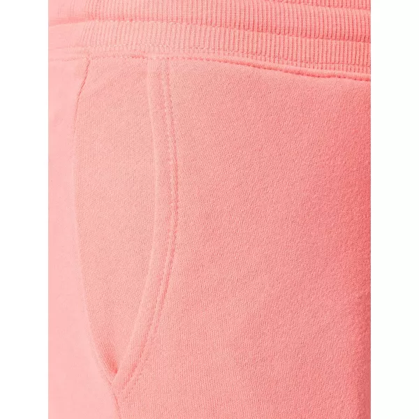 Amazon Essentials Womens French Terry Fleece Capri Jogger Sweatpant Available in Plus SizeCoral Pink