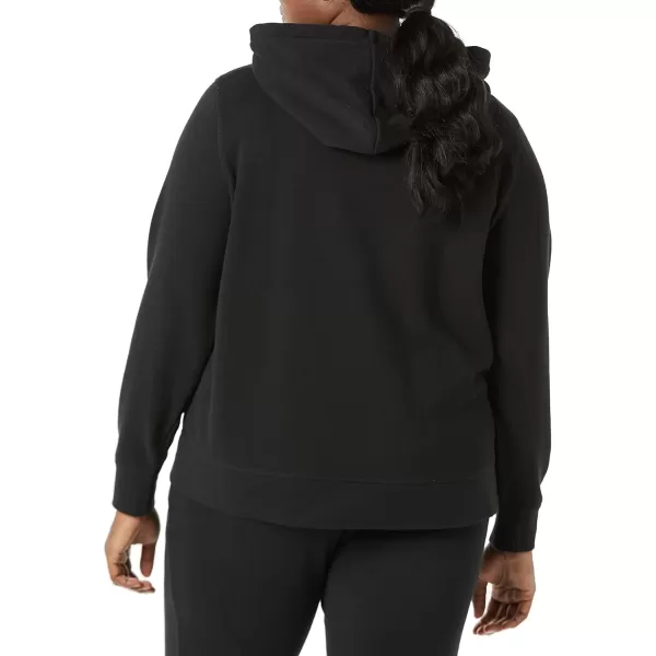 Amazon Essentials Womens French Terry Fleece FullZip Hoodie Available in Plus SizeBlack