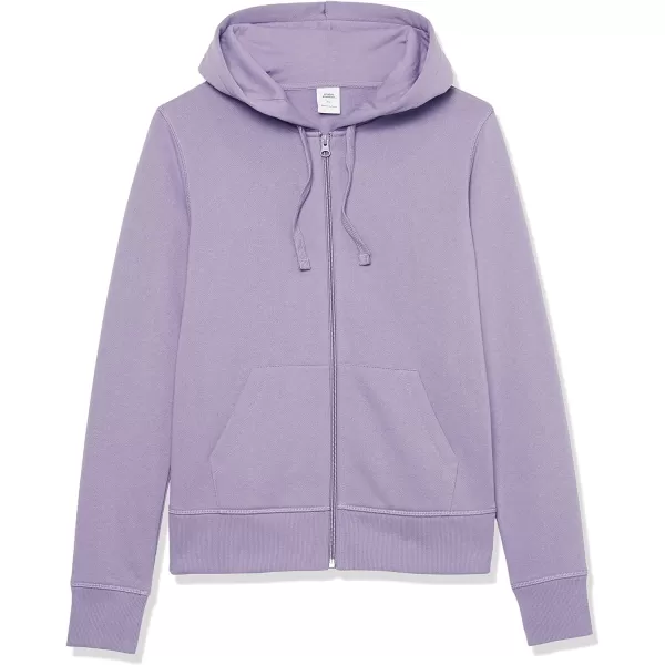 Amazon Essentials Womens French Terry Fleece FullZip Hoodie Available in Plus SizeGrape