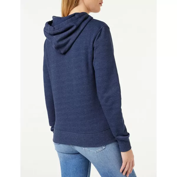 Amazon Essentials Womens French Terry Fleece FullZip Hoodie Available in Plus SizeNavy Heather