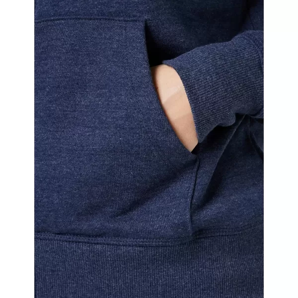 Amazon Essentials Womens French Terry Fleece FullZip Hoodie Available in Plus SizeNavy Heather