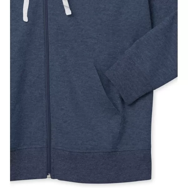 Amazon Essentials Womens French Terry Fleece FullZip Hoodie Available in Plus SizeNavy Heather