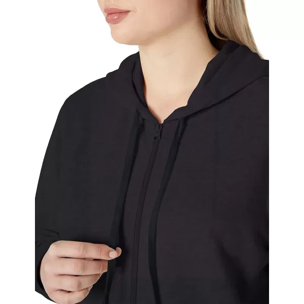 Amazon Essentials Womens French Terry Fleece FullZip HoodieBlack