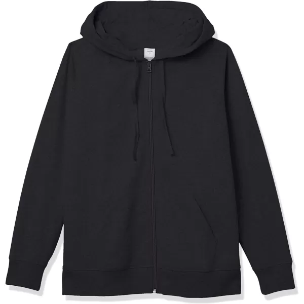 Amazon Essentials Womens French Terry Fleece FullZip HoodieBlack