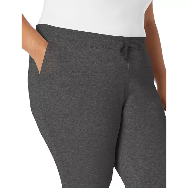 Amazon Essentials Womens French Terry Fleece Jogger Sweatpant Available in Plus SizeCharcoal Heather