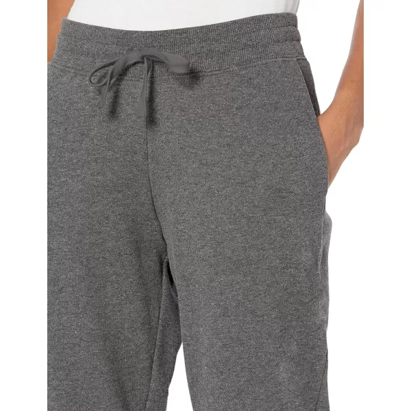 Amazon Essentials Womens French Terry Fleece Jogger Sweatpant Available in Plus SizeCharcoal Heather