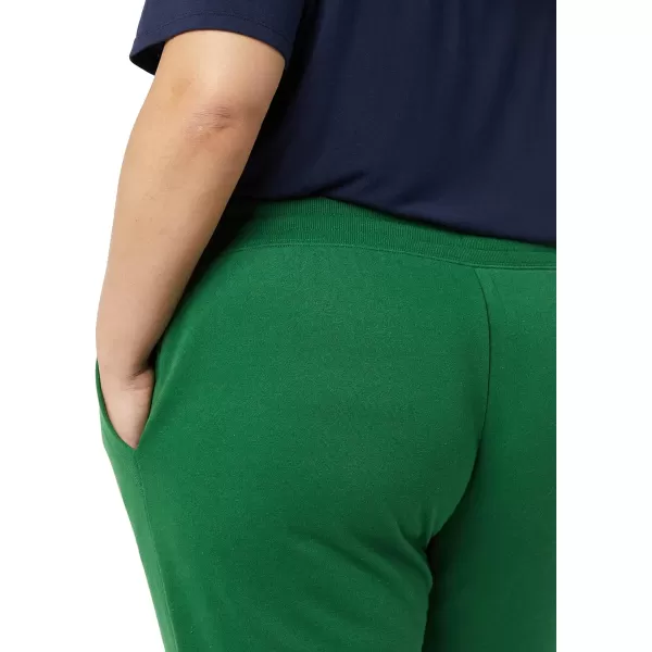 Amazon Essentials Womens French Terry Fleece Jogger Sweatpant Available in Plus SizeDark Green