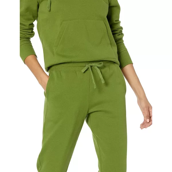 Amazon Essentials Womens French Terry Fleece Jogger Sweatpant Available in Plus SizeGreen