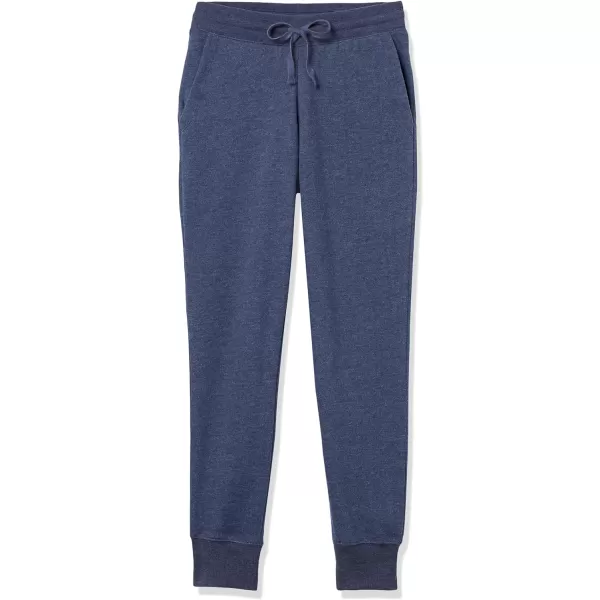 Amazon Essentials Womens French Terry Fleece Jogger Sweatpant Available in Plus SizeNavy Heather