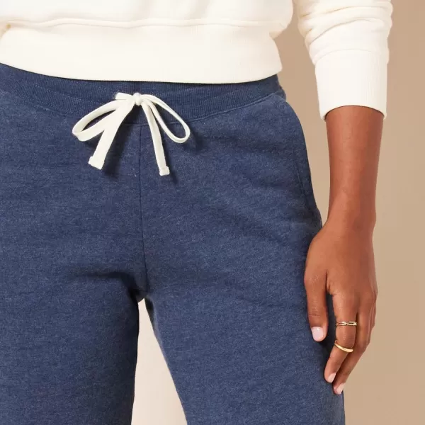 Amazon Essentials Womens French Terry Fleece Jogger Sweatpant Available in Plus SizeNavy Heather