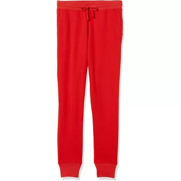 Amazon Essentials Womens French Terry Fleece Jogger Sweatpant Available in Plus SizeRed