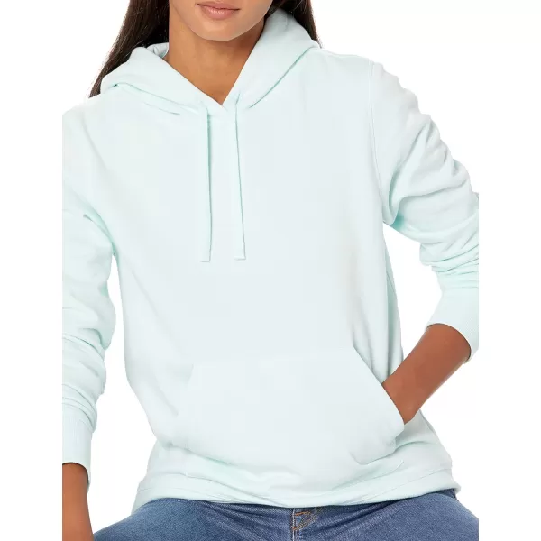 Amazon Essentials Womens French Terry Fleece Pullover Hoodie Available in Plus SizeAqua Blue