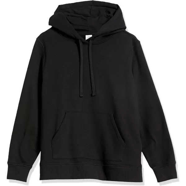 Amazon Essentials Womens French Terry Fleece Pullover Hoodie Available in Plus SizeBlack