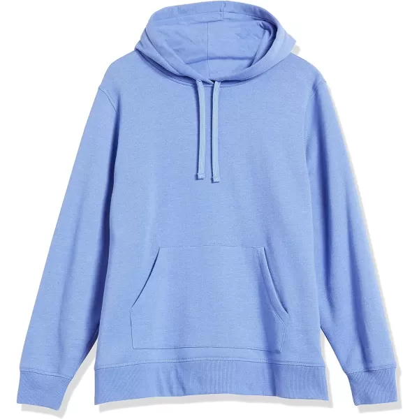 Amazon Essentials Womens French Terry Fleece Pullover Hoodie Available in Plus SizeBlue Heather