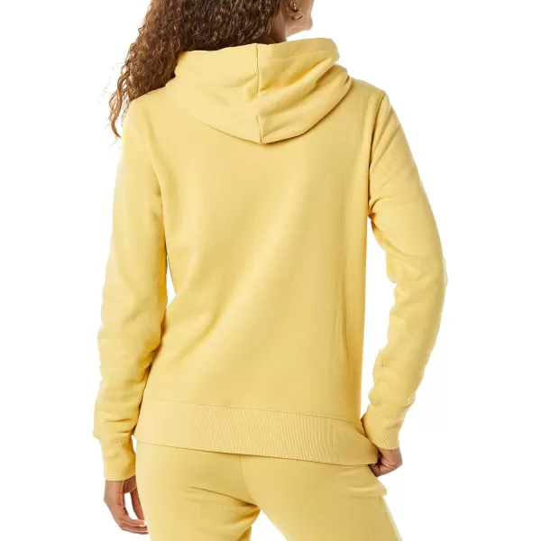 Amazon Essentials Womens French Terry Fleece Pullover Hoodie Available in Plus SizeDark Yellow