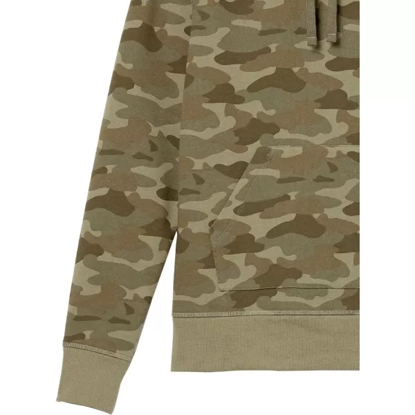 Amazon Essentials Womens French Terry Fleece Pullover Hoodie Available in Plus SizeGreen Camo