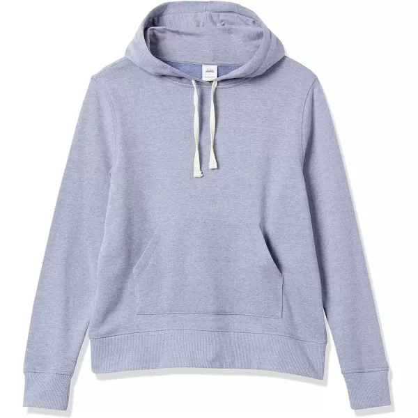 Amazon Essentials Womens French Terry Fleece Pullover Hoodie Available in Plus SizeIndigo Blue Heather