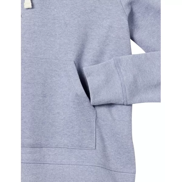 Amazon Essentials Womens French Terry Fleece Pullover Hoodie Available in Plus SizeIndigo Blue Heather