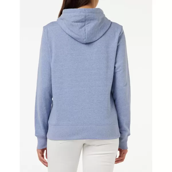 Amazon Essentials Womens French Terry Fleece Pullover Hoodie Available in Plus SizeIndigo Blue Heather