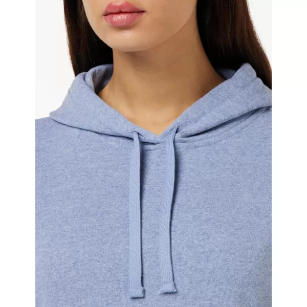 Amazon Essentials Womens French Terry Fleece Pullover Hoodie Available in Plus SizeIndigo Blue Heather