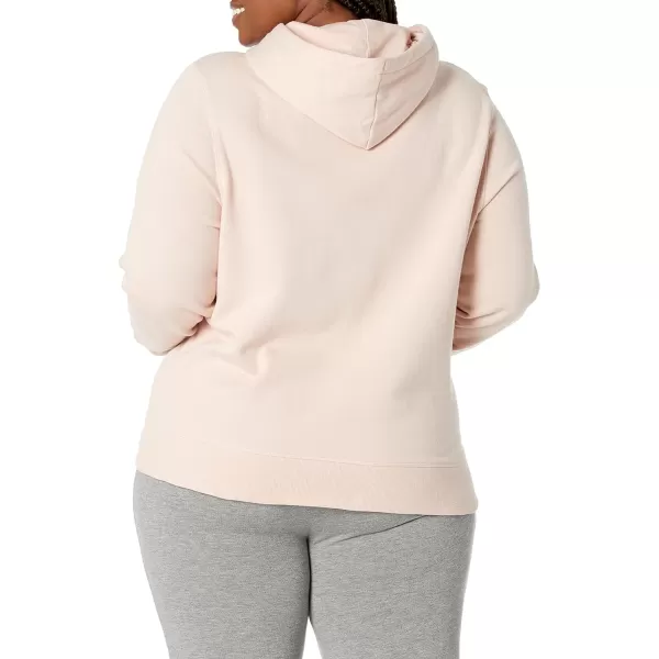 Amazon Essentials Womens French Terry Fleece Pullover Hoodie Available in Plus SizeLight Pink