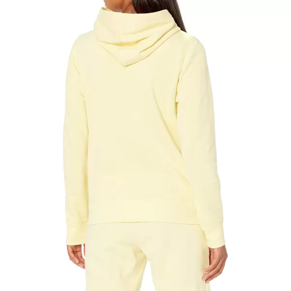 Amazon Essentials Womens French Terry Fleece Pullover Hoodie Available in Plus SizeLight Yellow