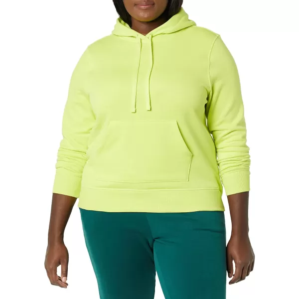 Amazon Essentials Womens French Terry Fleece Pullover Hoodie Available in Plus SizeLime Green
