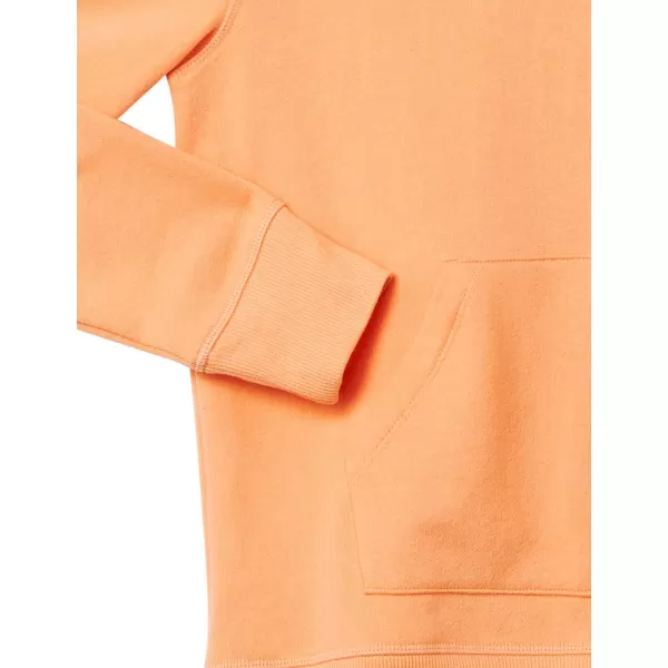 Amazon Essentials Womens French Terry Fleece Pullover Hoodie Available in Plus SizeMelon Orange