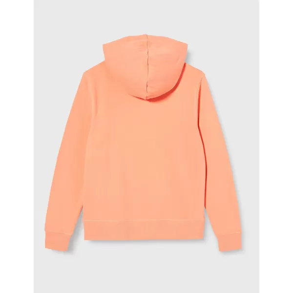 Amazon Essentials Womens French Terry Fleece Pullover Hoodie Available in Plus SizeMelon Orange