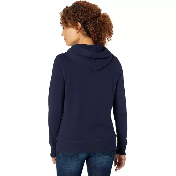 Amazon Essentials Womens French Terry Fleece Pullover Hoodie Available in Plus SizeNavy