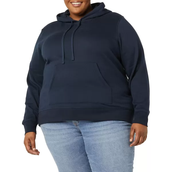 Amazon Essentials Womens French Terry Fleece Pullover Hoodie Available in Plus SizeNavy