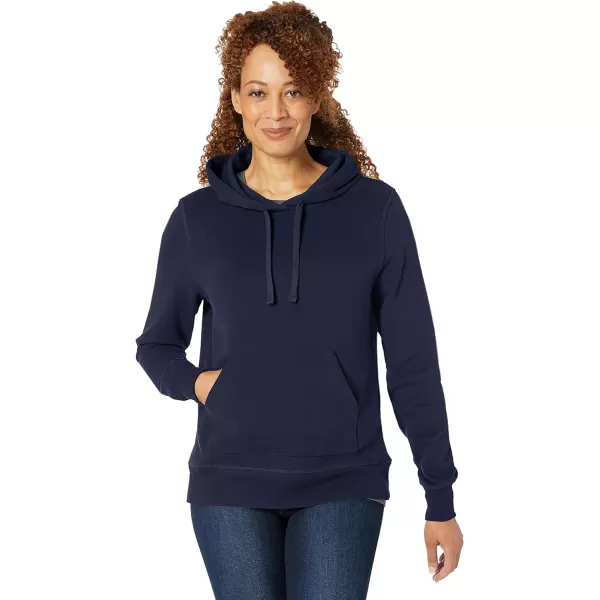 Amazon Essentials Womens French Terry Fleece Pullover Hoodie Available in Plus SizeNavy