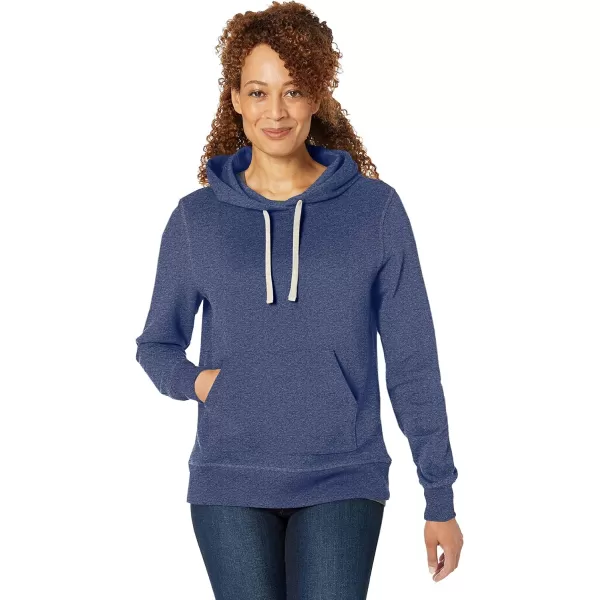 Amazon Essentials Womens French Terry Fleece Pullover Hoodie Available in Plus SizeNavy Heather