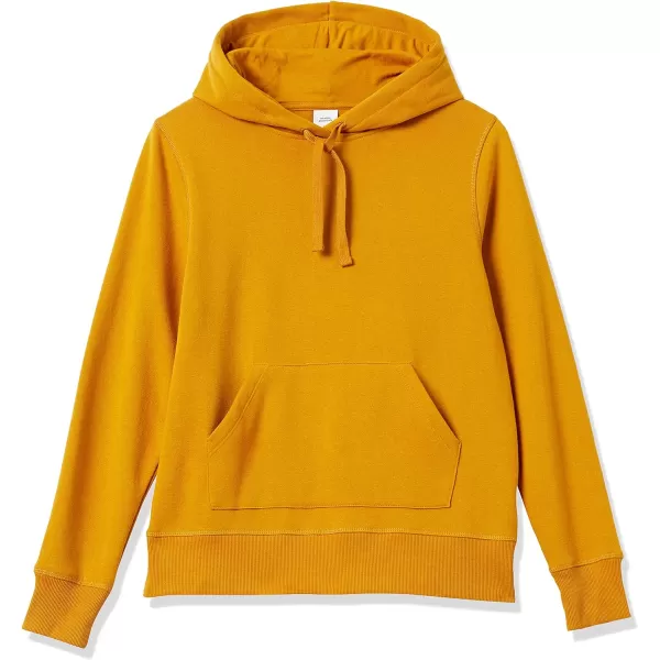 Amazon Essentials Womens French Terry Fleece Pullover Hoodie Available in Plus SizeTobacco Brown