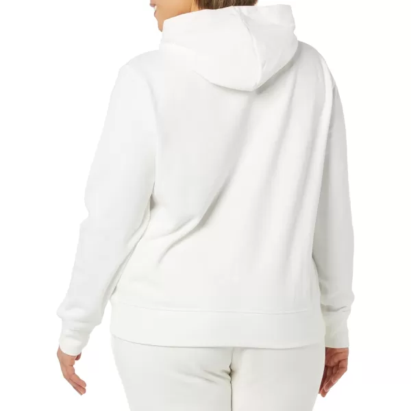 Amazon Essentials Womens French Terry Fleece Pullover Hoodie Available in Plus SizeWhite