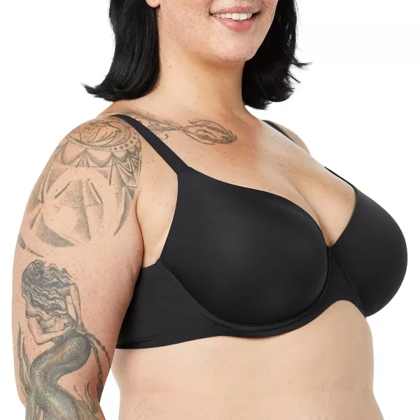 Amazon Essentials Womens Full Coverage Bra Pack of 2BlackSoft Petal