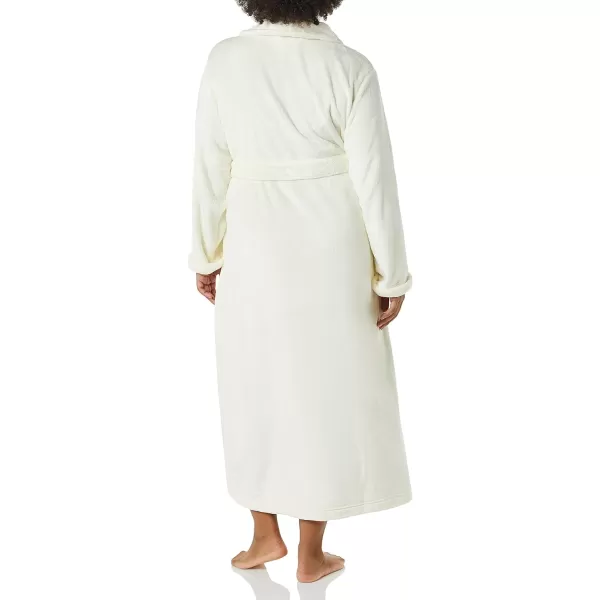 Amazon Essentials Womens FullLength Plush Robe Available in Plus SizeCream